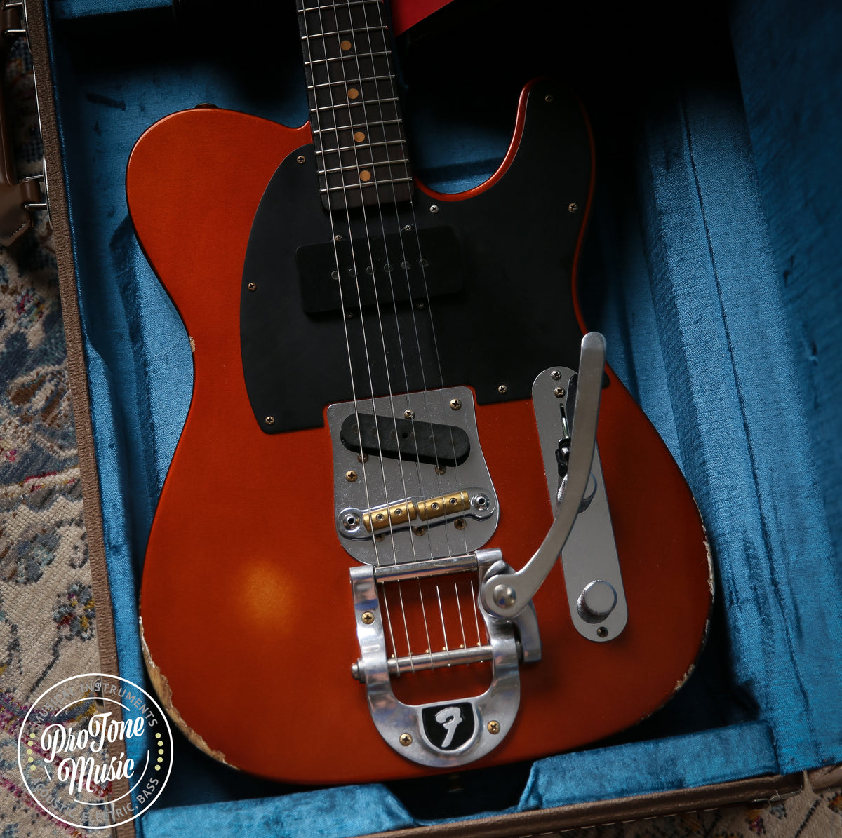 2024 Fender Custom Shop LTD 60s Tele Jazzmaster Bigsby Burnt Copper Relic