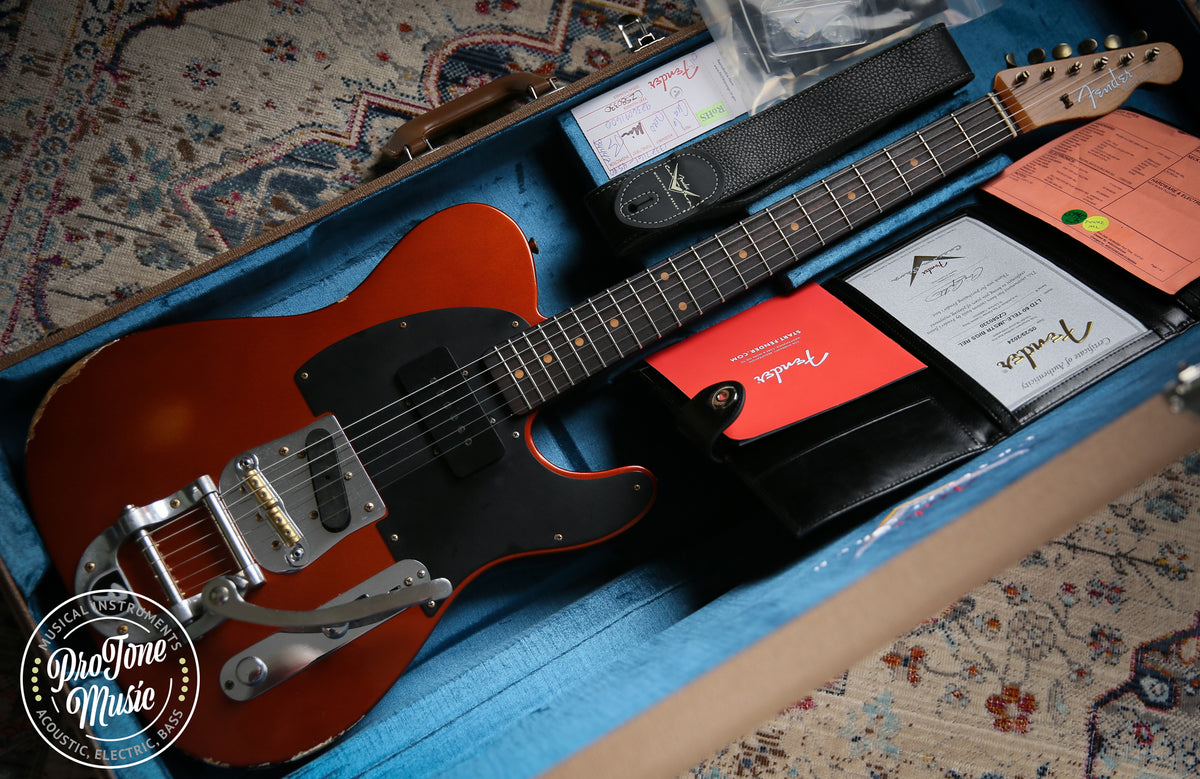 2024 Fender Custom Shop LTD 60s Tele Jazzmaster Bigsby Burnt Copper Relic