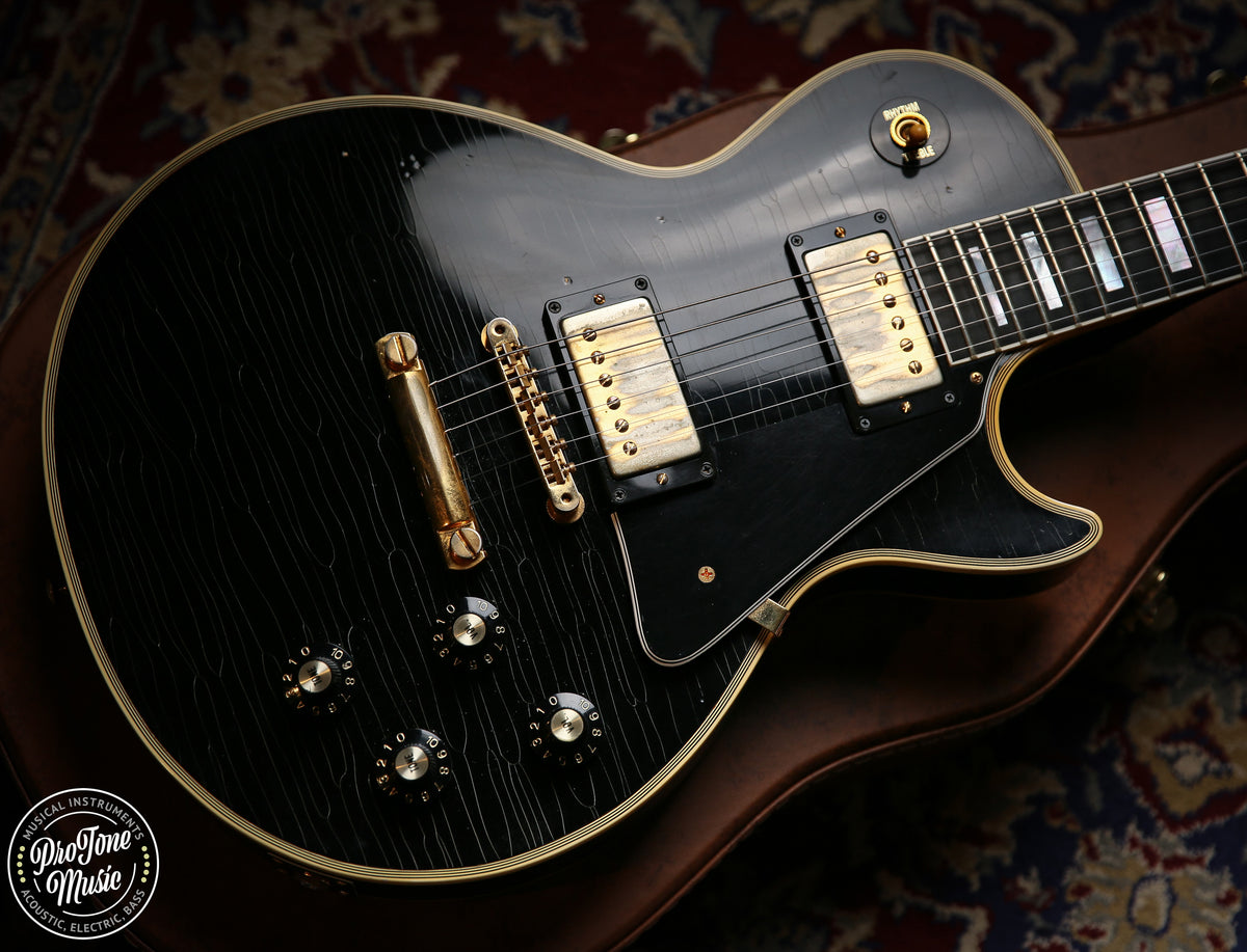 Gibson USA Les Paul Custom 68' Reissue M2M Aged Limited Limited Ebony