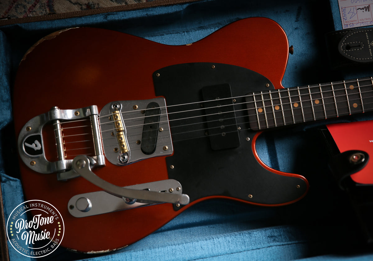 2024 Fender Custom Shop LTD 60s Tele Jazzmaster Bigsby Burnt Copper Relic