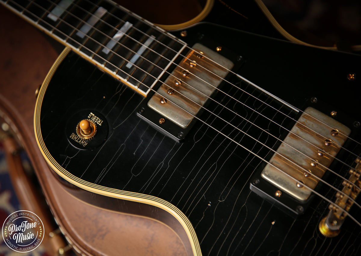 Gibson USA Les Paul Custom 68' Reissue M2M Aged Limited Limited Ebony