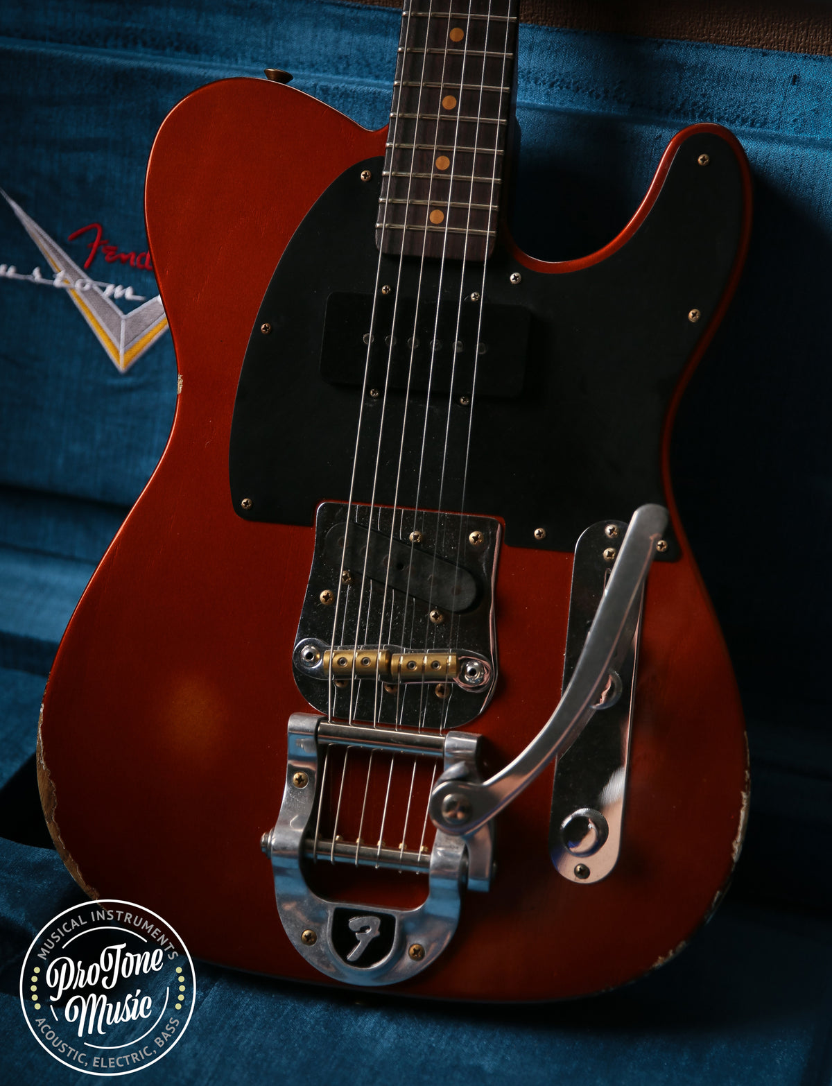 2024 Fender Custom Shop LTD 60s Tele Jazzmaster Bigsby Burnt Copper Relic