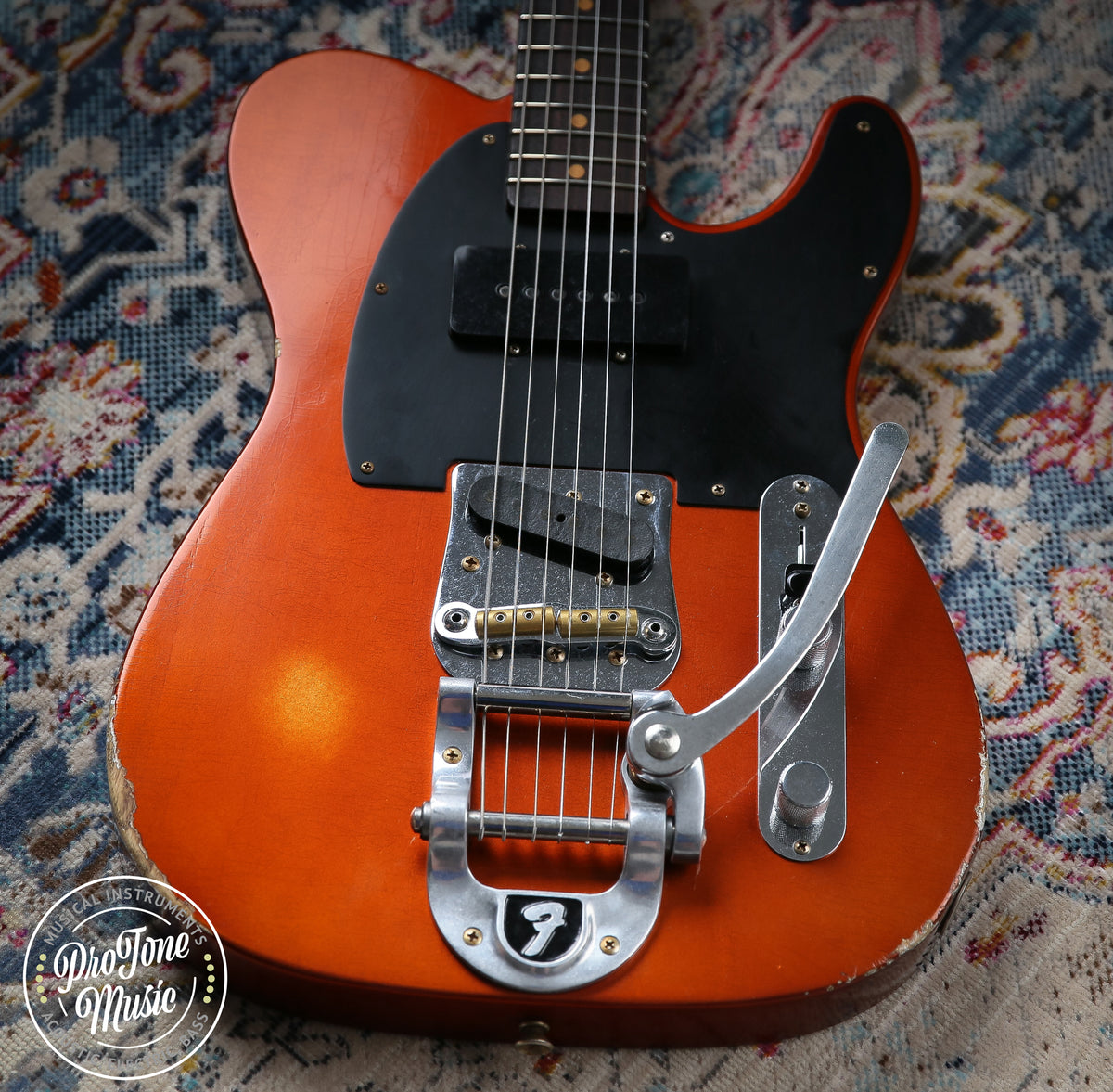 2024 Fender Custom Shop LTD 60s Tele Jazzmaster Bigsby Burnt Copper Relic