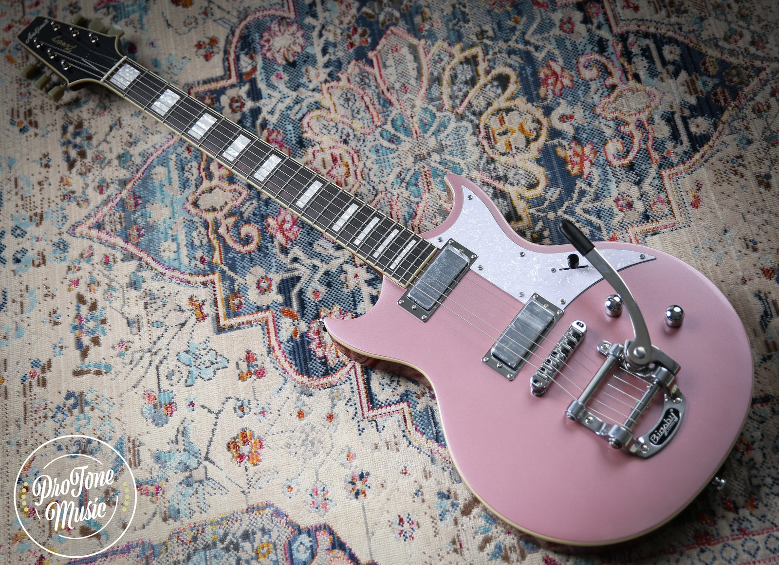 Aria 212 MK2 Mike Bowery Cadillac Pink - ProTone Music Limited
