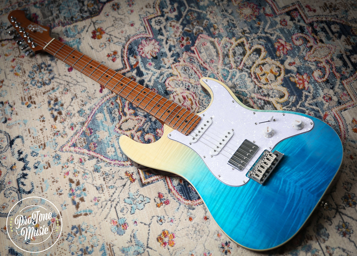 Jet Guitars JS-450 TBL Transparent Blue