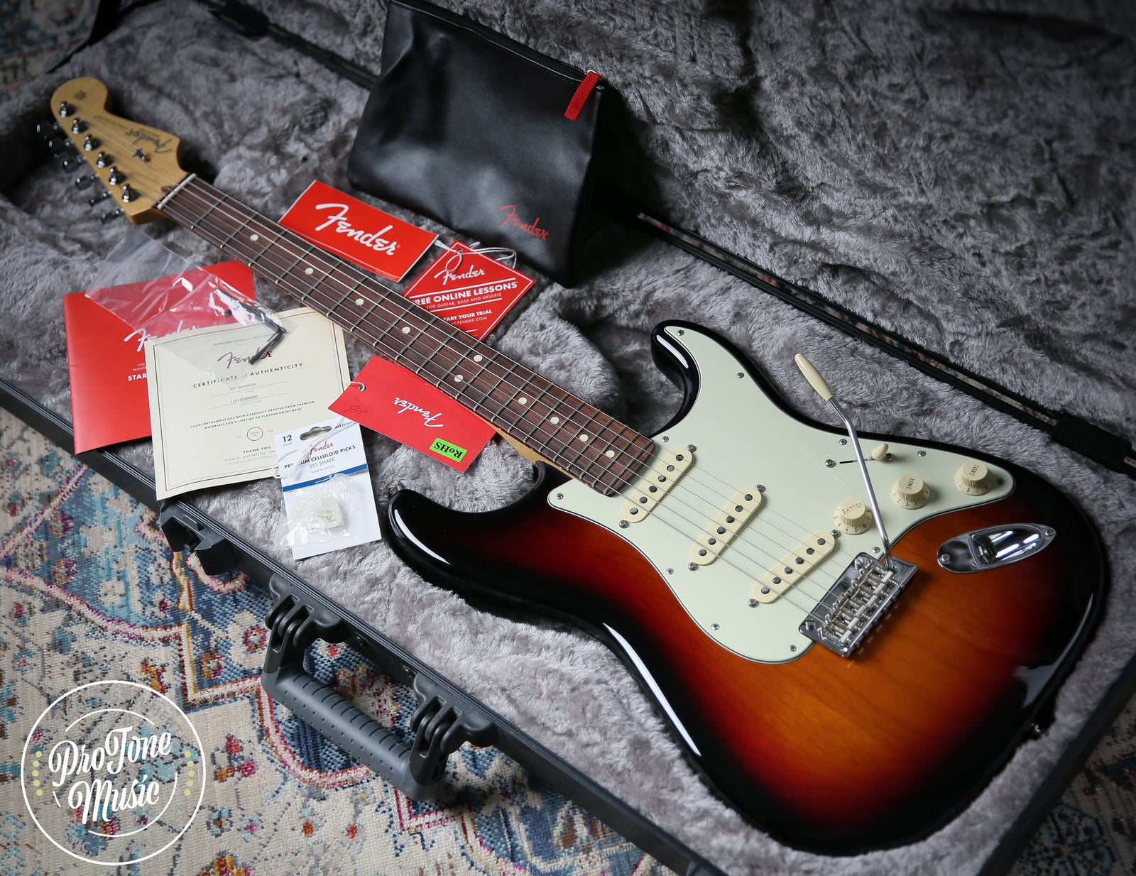 2019 Fender American Professional Stratocaster 3 Tone Sunburst - ProTone Music Limited
