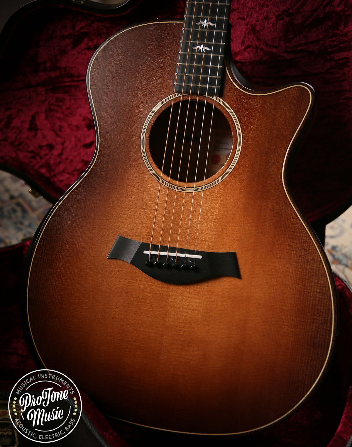 Taylor USA 614-CE Builders Edition Wild Honey Burst