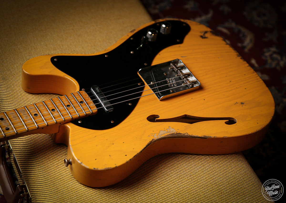 Fender Custom Shop 50's Telecaster Thinline Heavy Relic Butterscotch Blonde