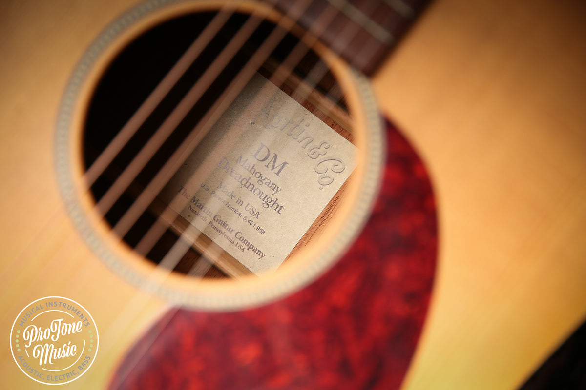 Martin USA DM Dreadnought Acoustic Guitar Natural - ProTone Music Limited