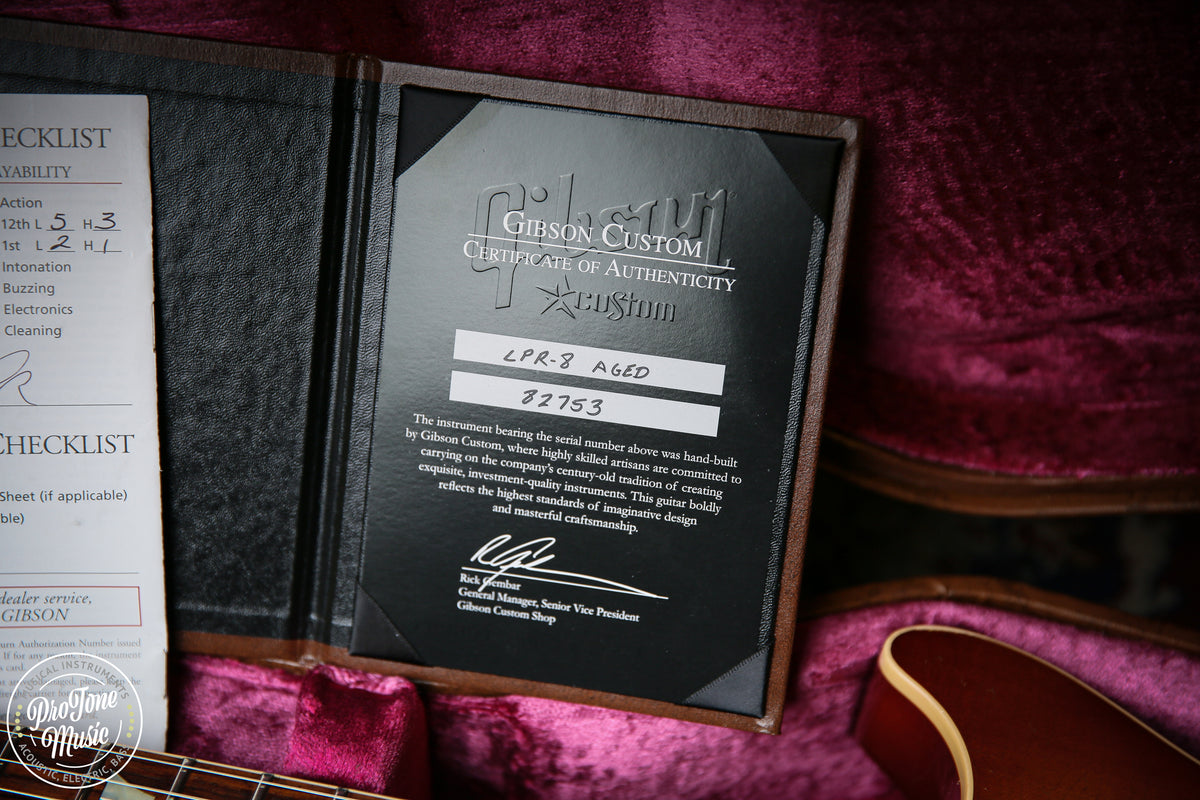 Gibson USA Custom Shop LPR8 Aged Limited Edition