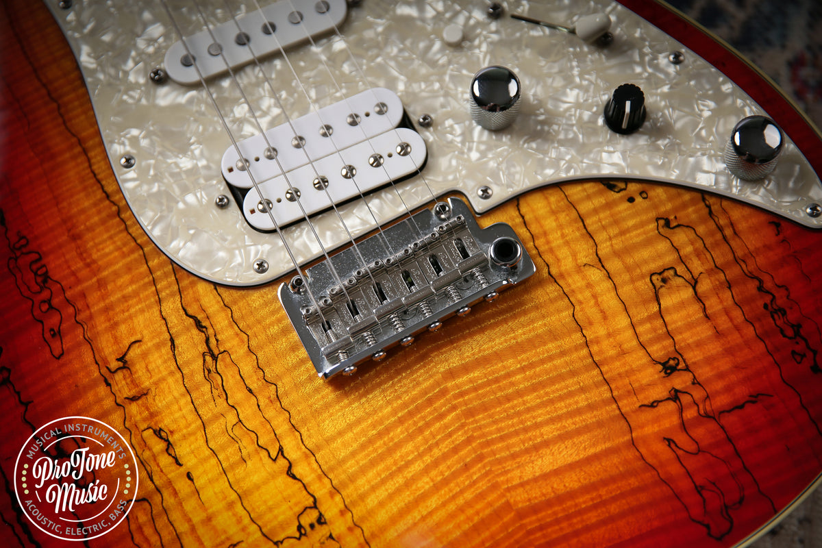 James Tyler USA Studio Elite HD Spalted Maple Cherry Sunburst