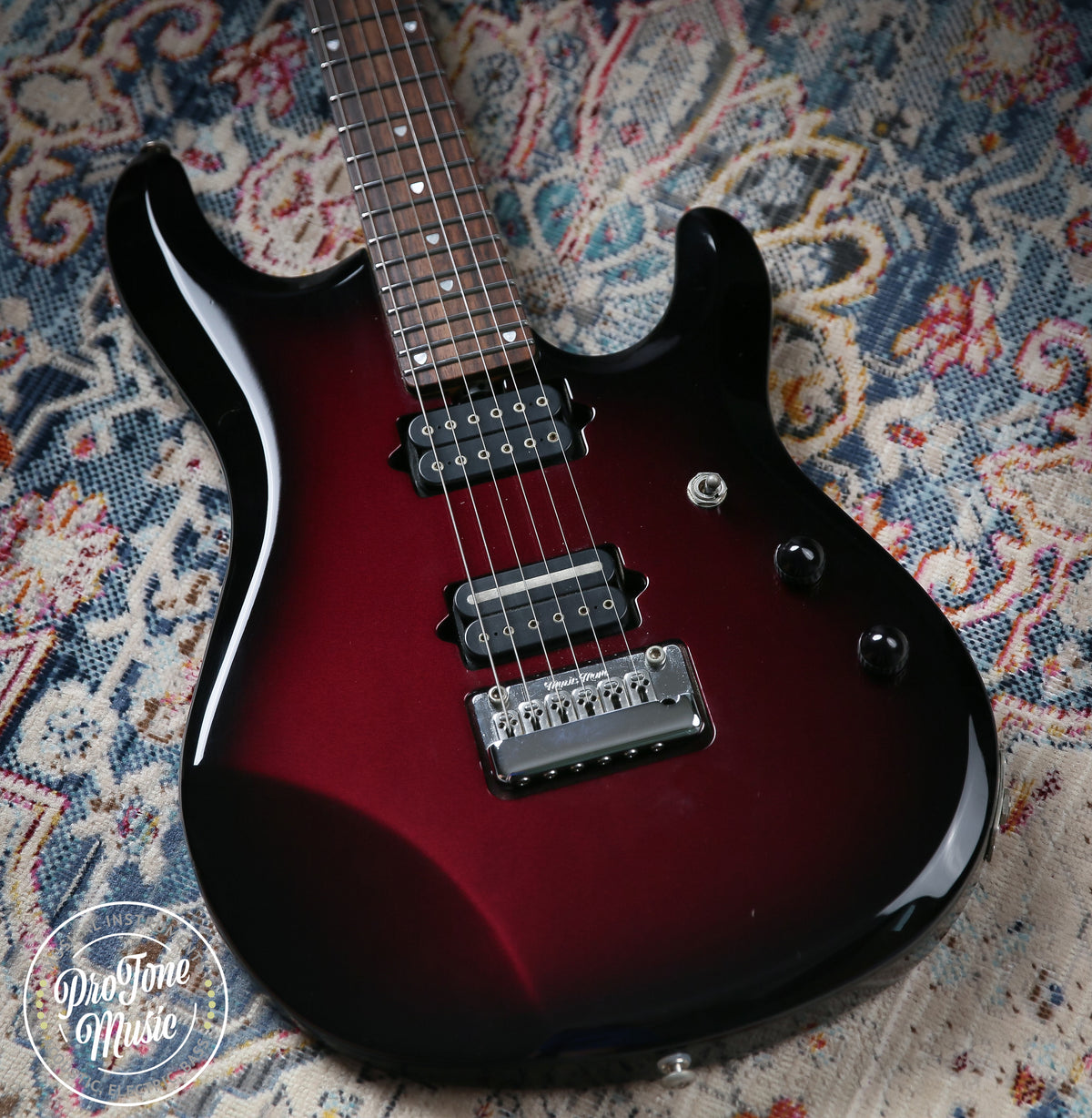 Ernie Ball Music Man JP6 John Petrucci Pearl Red Burst