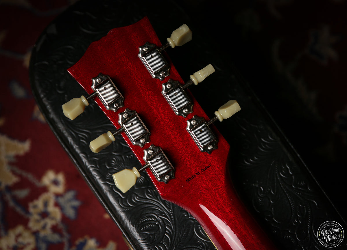 Tokai Japanese UES - 158 Quilted Maple Semi Hollow Cherry Red - ProTone Music Limited
