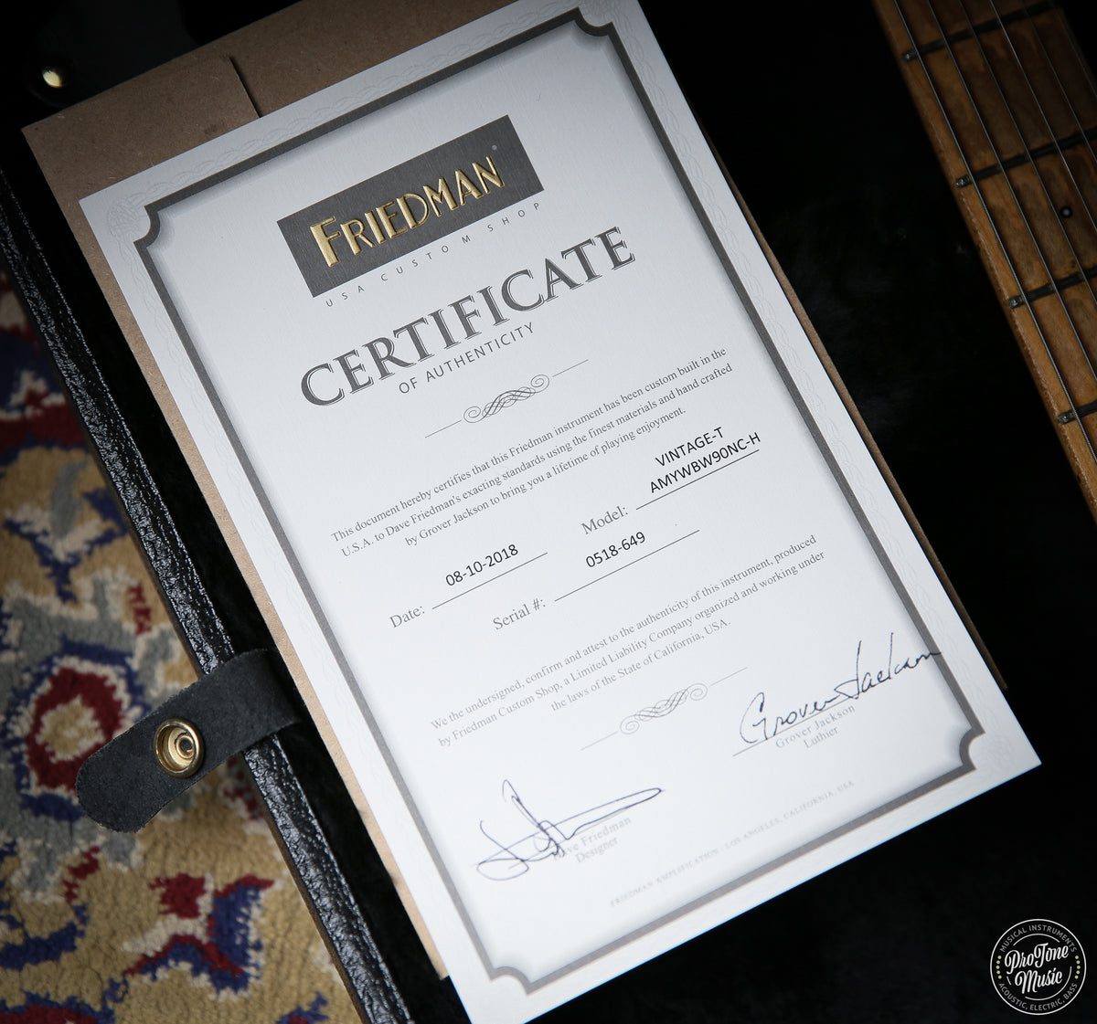 2018 Friedman Vintage T Heavy Aged - ProTone Music Limited