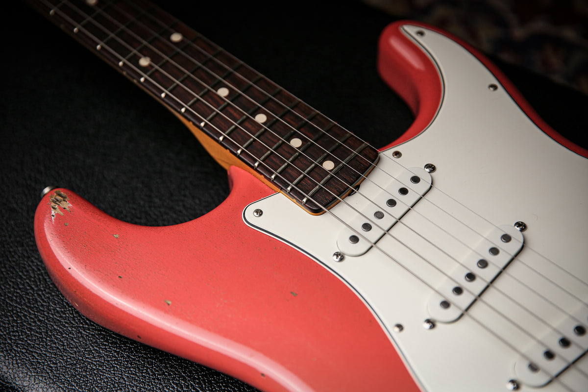 2018 Fender USA Custom Shop Postmodern Stratocaster Journyeman Faded Fiesta Red