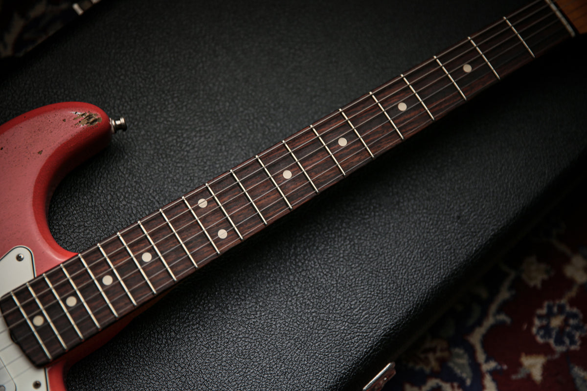 2018 Fender USA Custom Shop Postmodern Stratocaster Journyeman Faded Fiesta Red