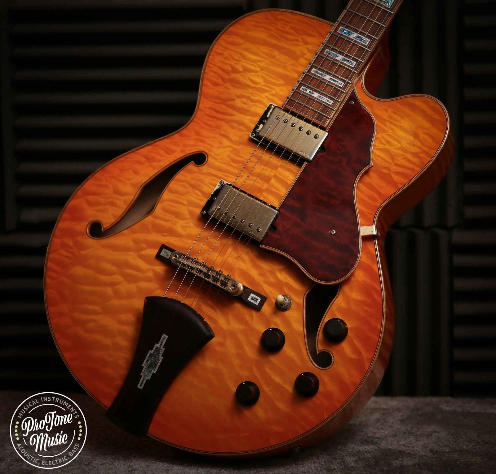 Ibanez AF-125 AMB Artcore Custom Hollow Body Amber Burst