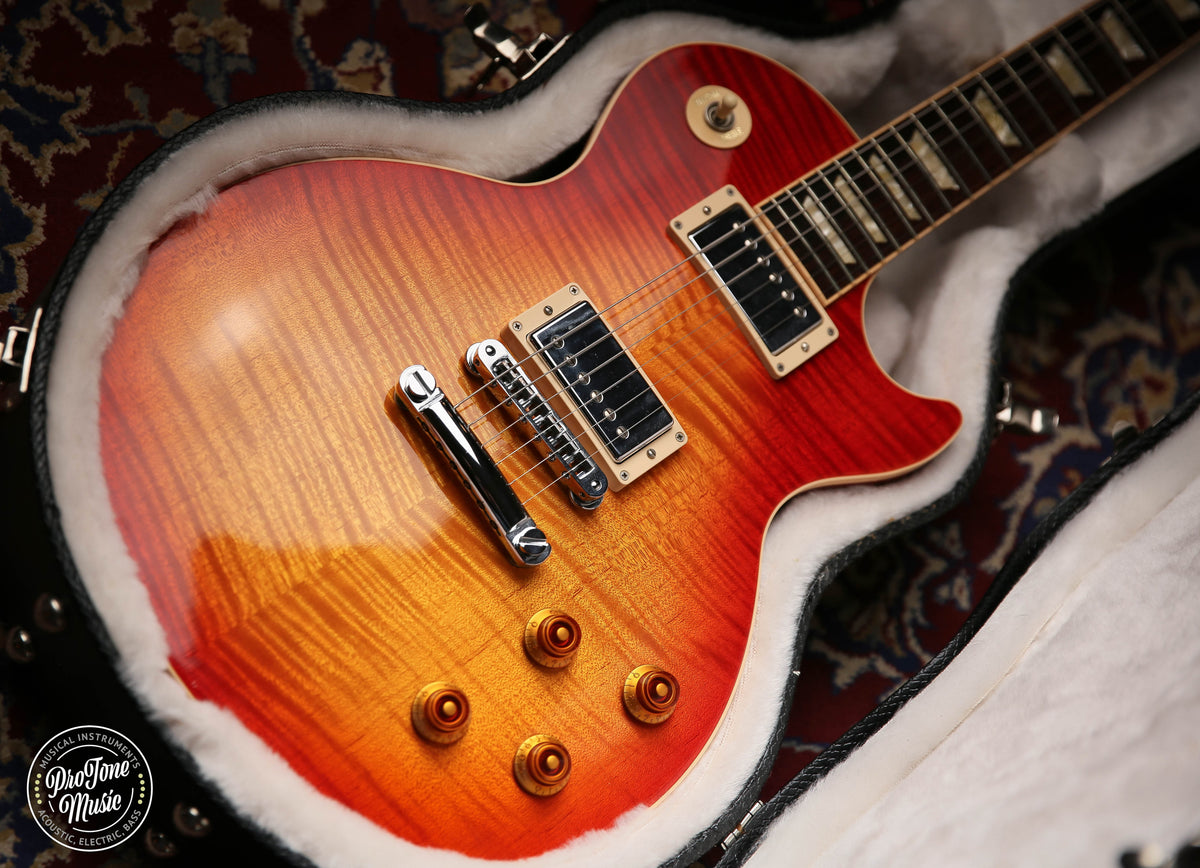 2013 Gibson Les Paul Standard Cherry Sunburst Flame Top - ProTone Music