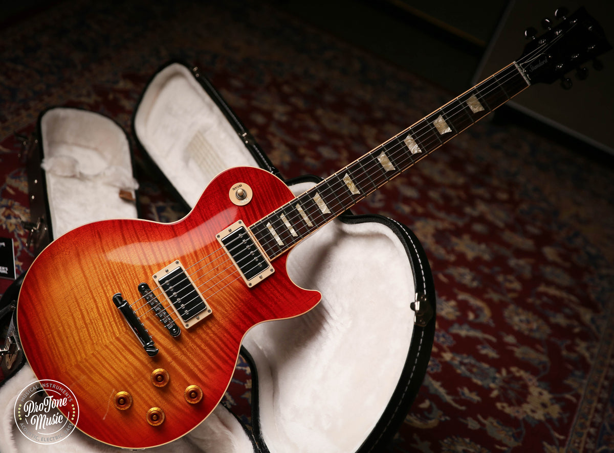 2013 Gibson Les Paul Standard Cherry Sunburst Flame Top - ProTone Music
