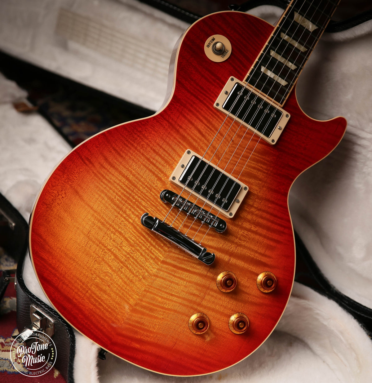 2013 Gibson Les Paul Standard Cherry Sunburst Flame Top - ProTone Music