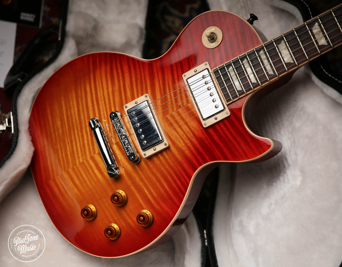 2013 Gibson Les Paul Standard Cherry Sunburst Flame Top - ProTone Music