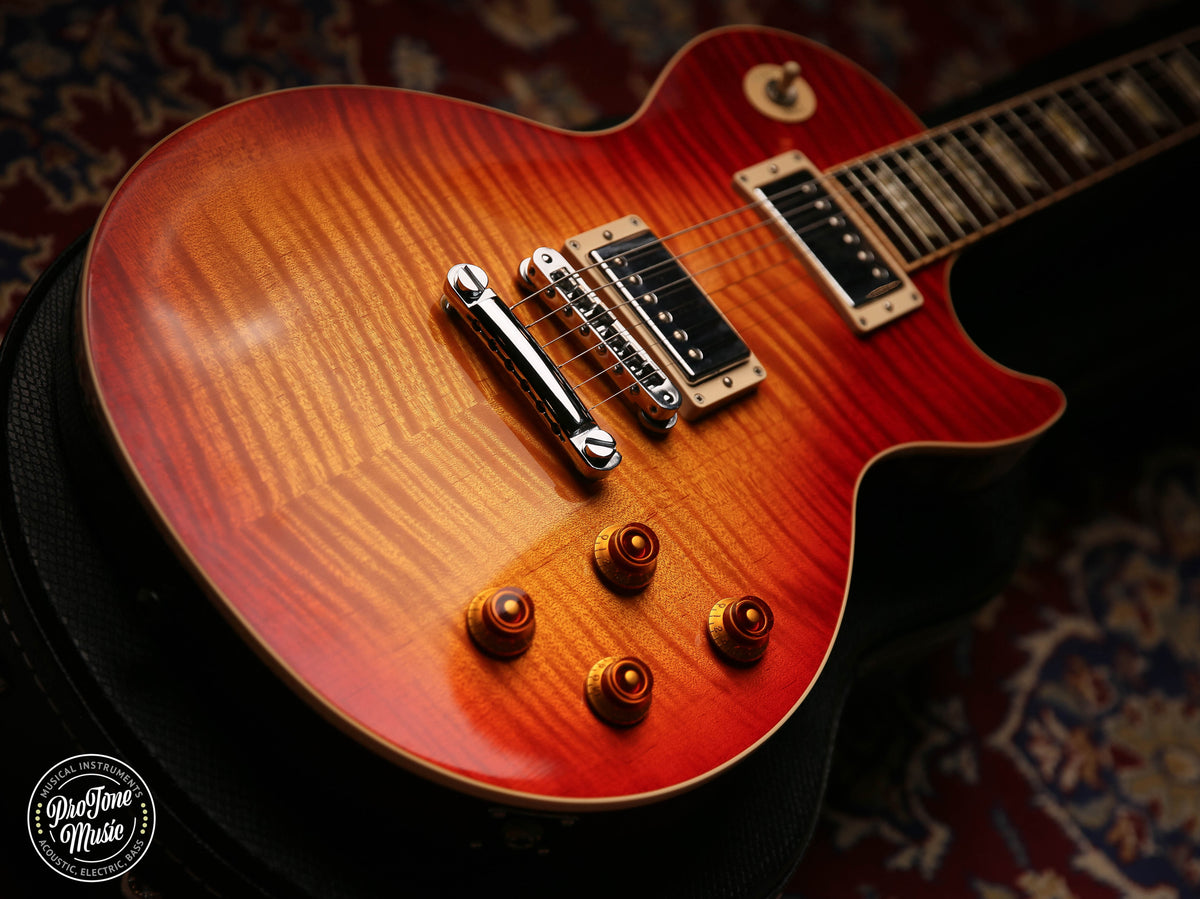 2013 Gibson Les Paul Standard Cherry Sunburst Flame Top - ProTone Music