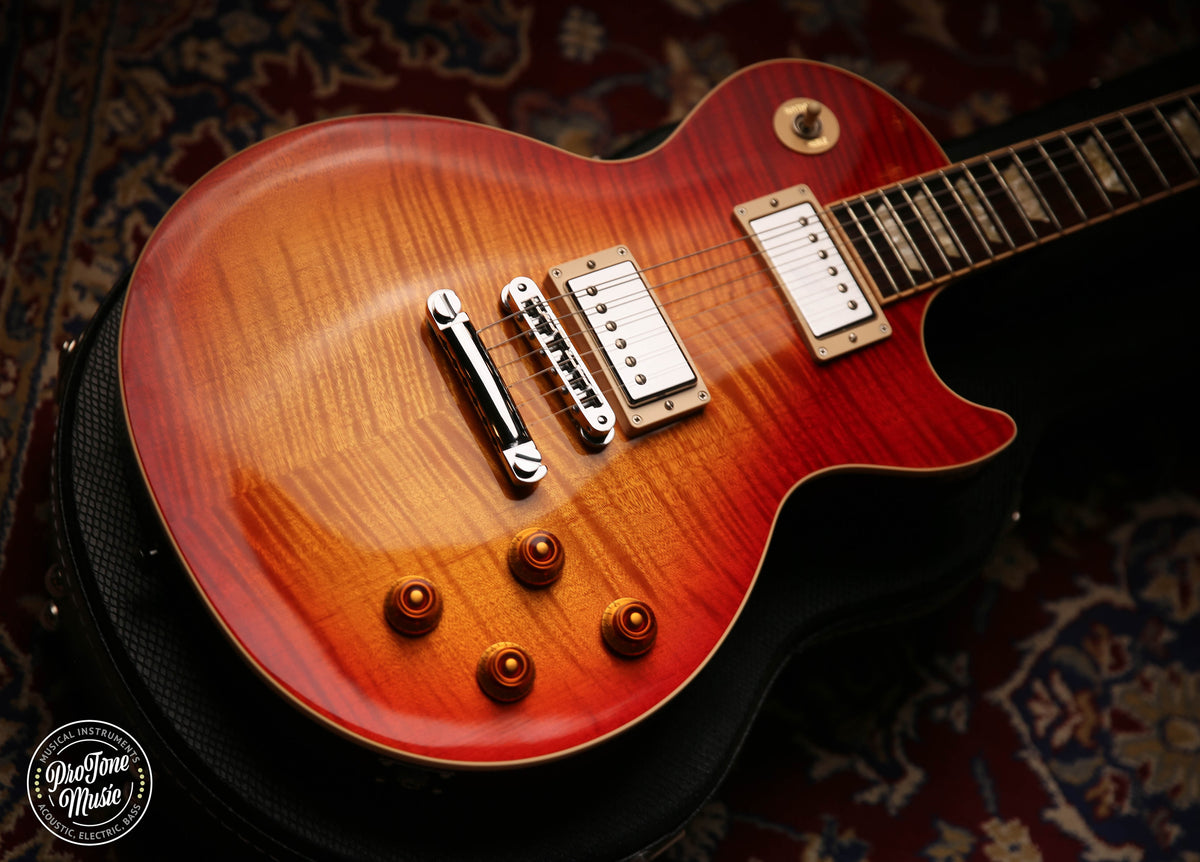 2013 Gibson Les Paul Standard Cherry Sunburst Flame Top - ProTone Music