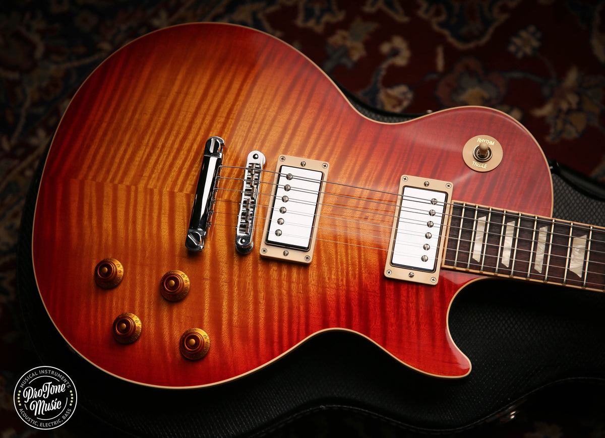 2013 Gibson Les Paul Standard Cherry Sunburst Flame Top - ProTone Music