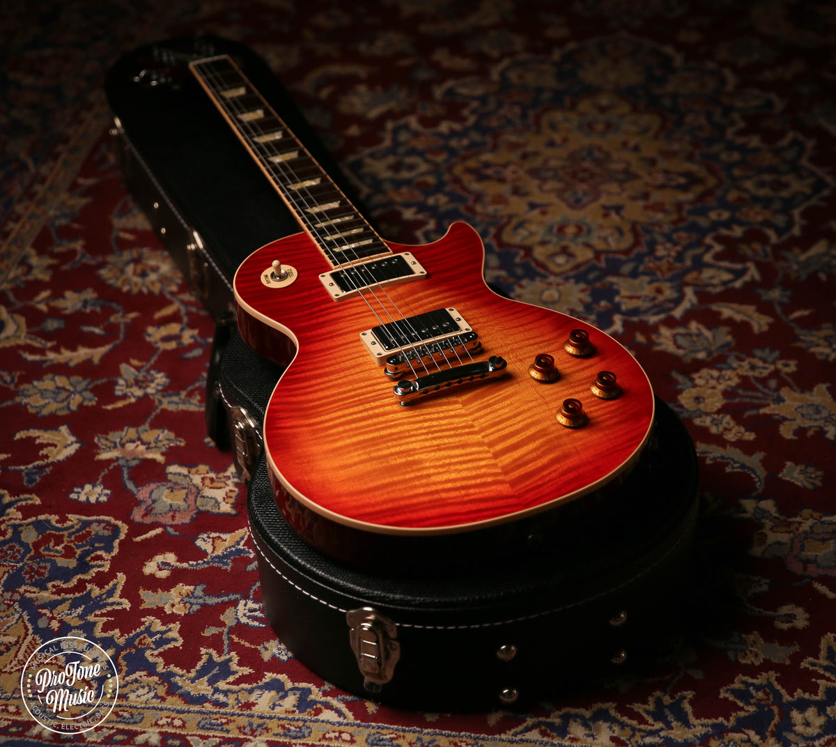 2013 Gibson Les Paul Standard Cherry Sunburst Flame Top - ProTone Music