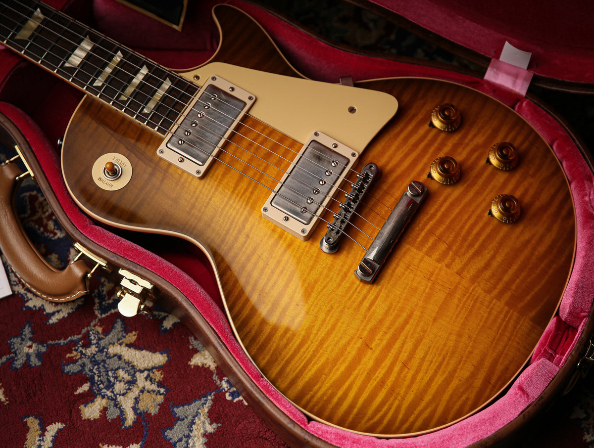 2021 Gibson Les Paul Custom Shop R9 Diamond Series 60th Anniversary Green Lemon Fade