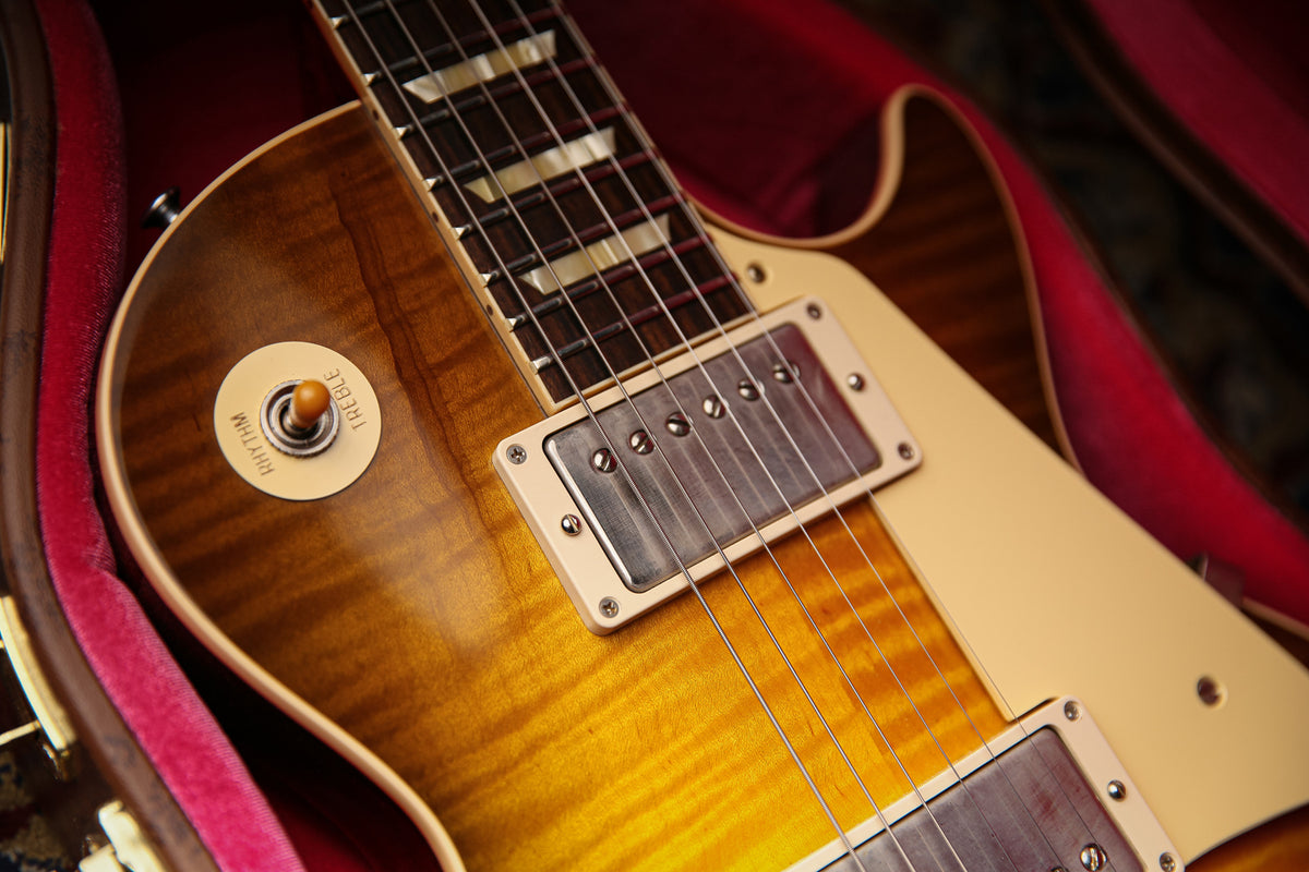 2021 Gibson Les Paul Custom Shop R9 Diamond Series 60th Anniversary Green Lemon Fade