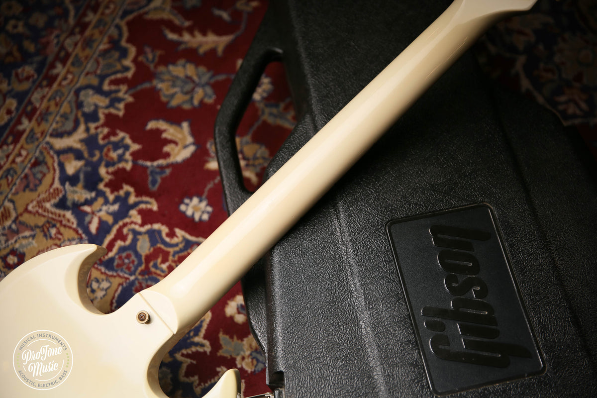 1987 Gibson USA SG White &amp; Chainsaw Hard Case - ProTone Music