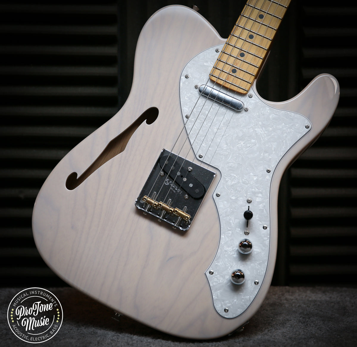 FGN Neo Classic NTE100 MAHT Semi Hollow White Blonde