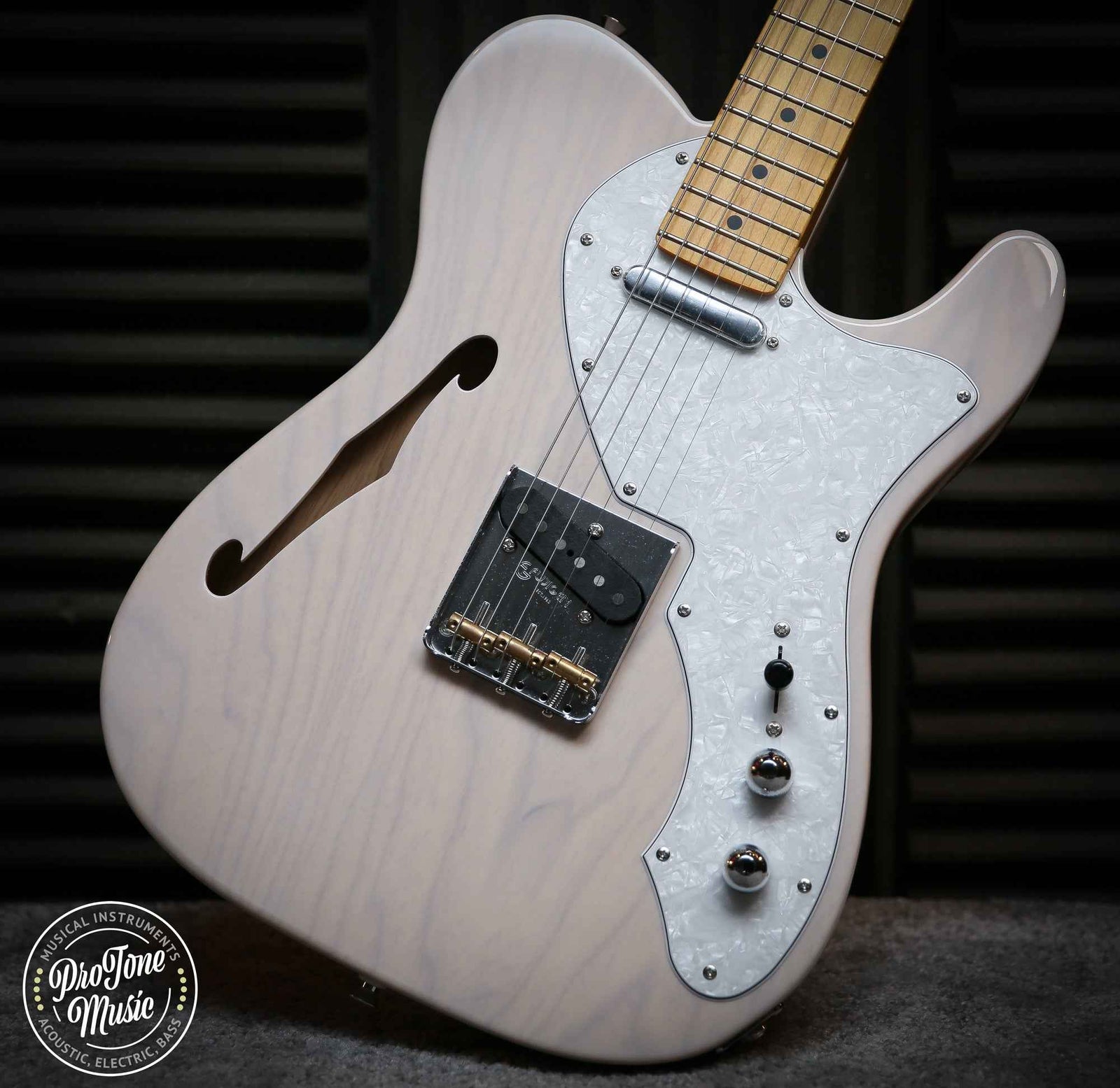 FGN Neo Classic NTE100 MAHT Semi Hollow White Blonde