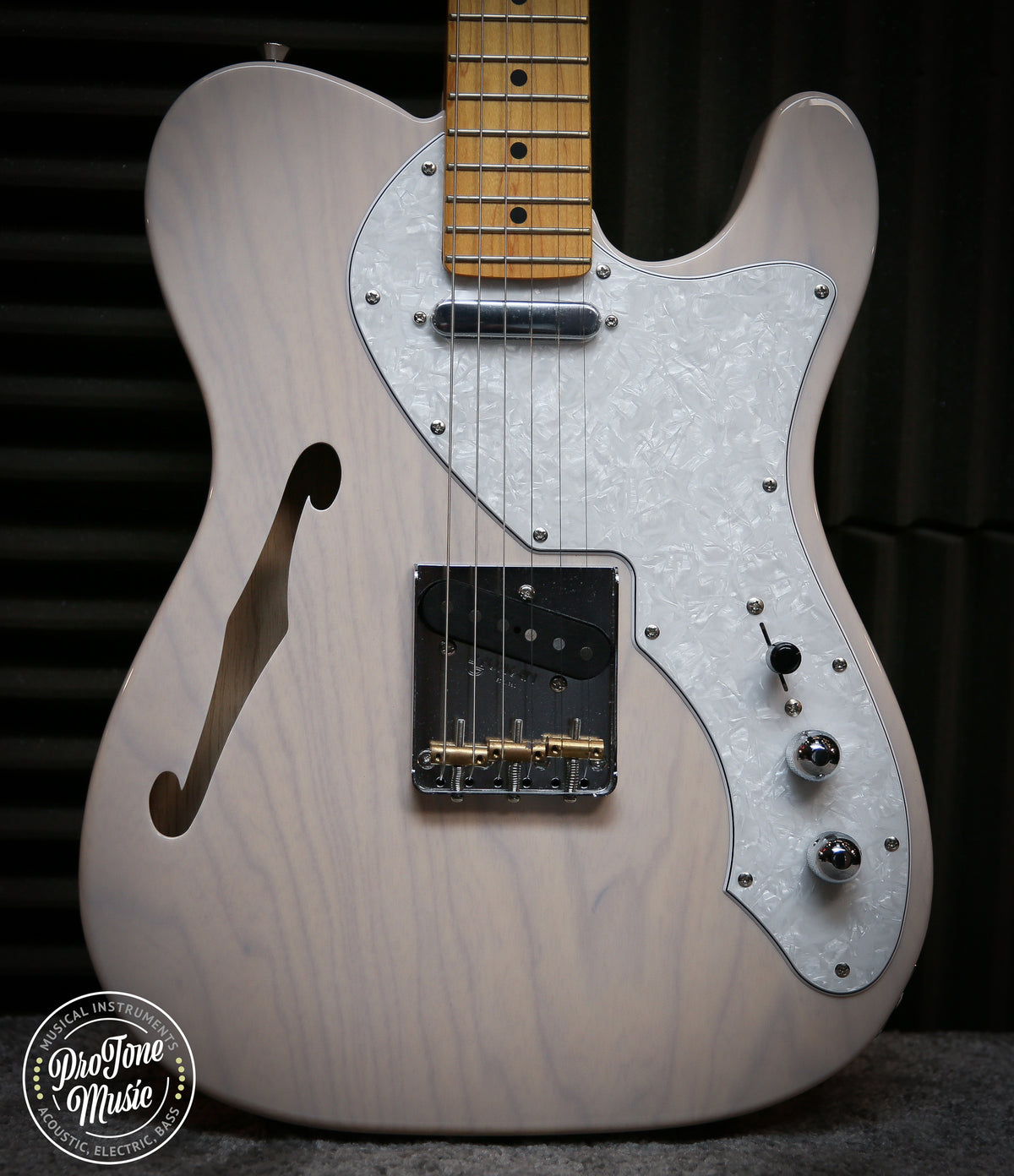 FGN Neo Classic NTE100 MAHT Semi Hollow White Blonde