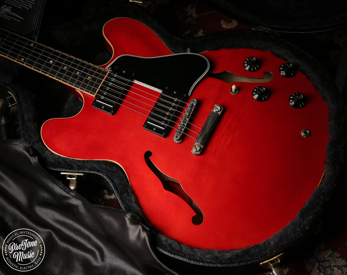 2012 Gibson USA ES - 335 Cherry Red HEADSTOCK REPAIR - ProTone Music Limited