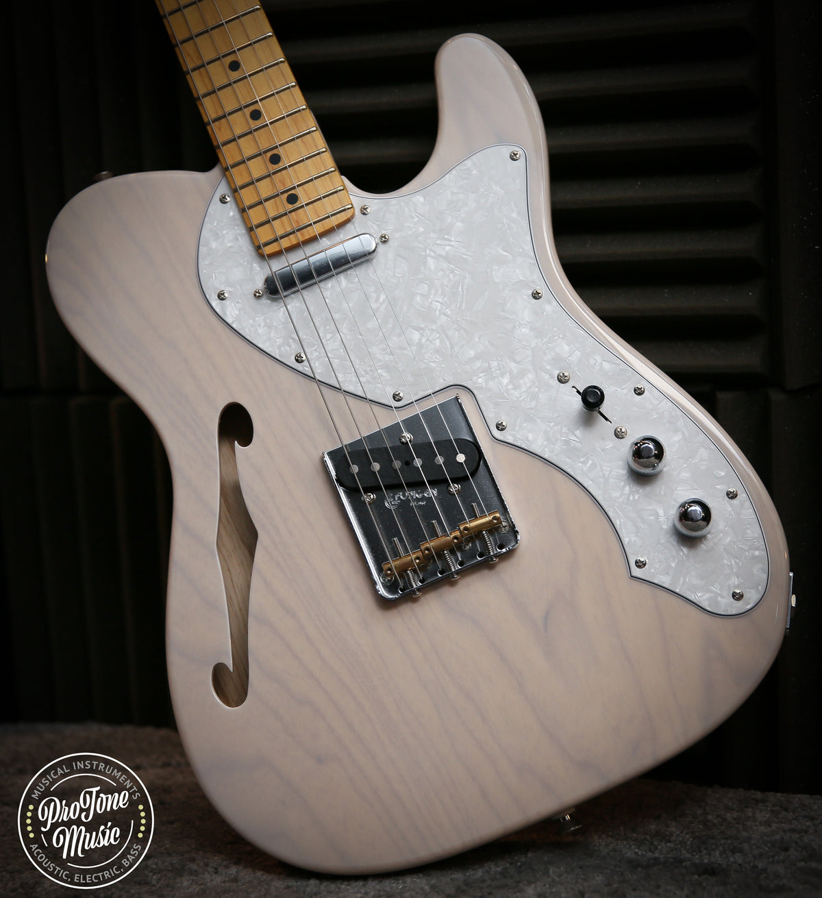 FGN Neo Classic NTE100 MAHT Semi Hollow White Blonde