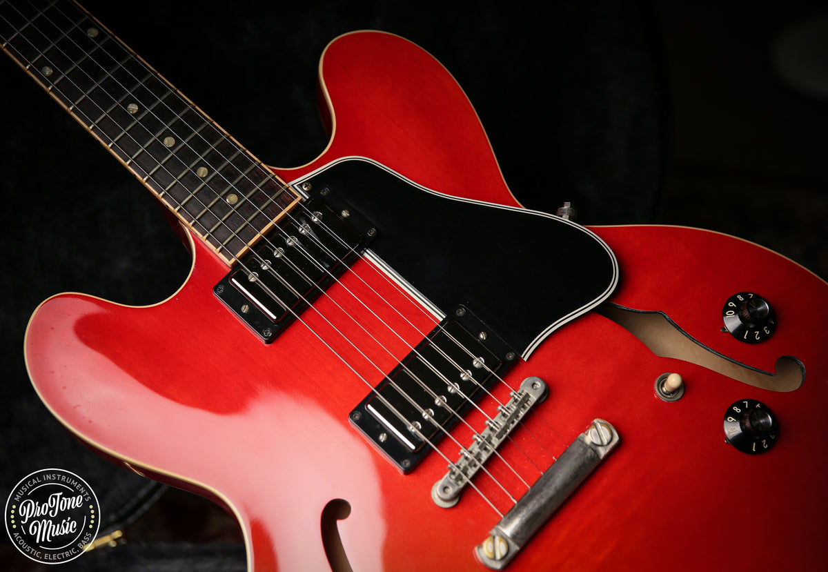 2012 Gibson USA ES - 335 Cherry Red HEADSTOCK REPAIR - ProTone Music Limited