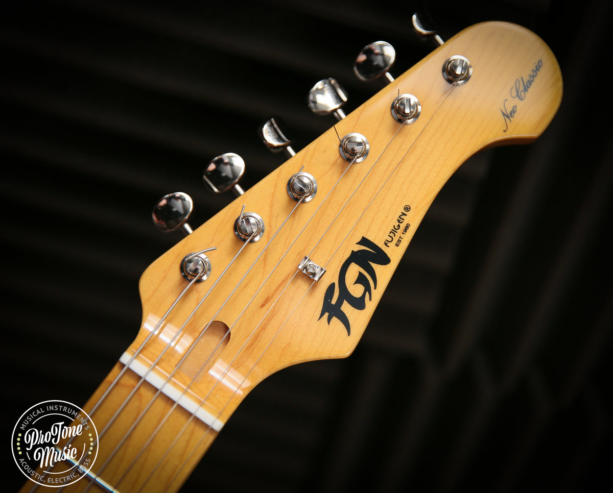 FGN Neo Classic NTE100 MAHT Semi Hollow White Blonde
