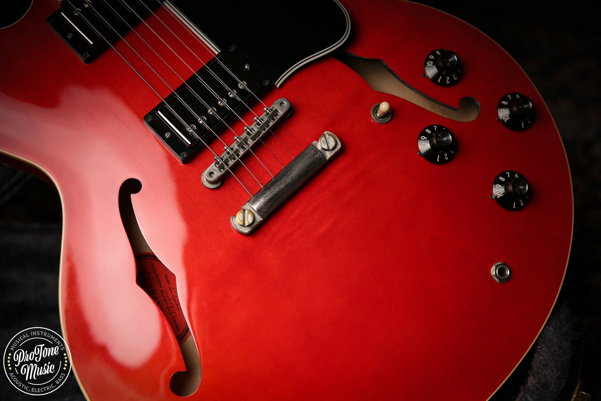 2012 Gibson USA ES - 335 Cherry Red HEADSTOCK REPAIR - ProTone Music Limited