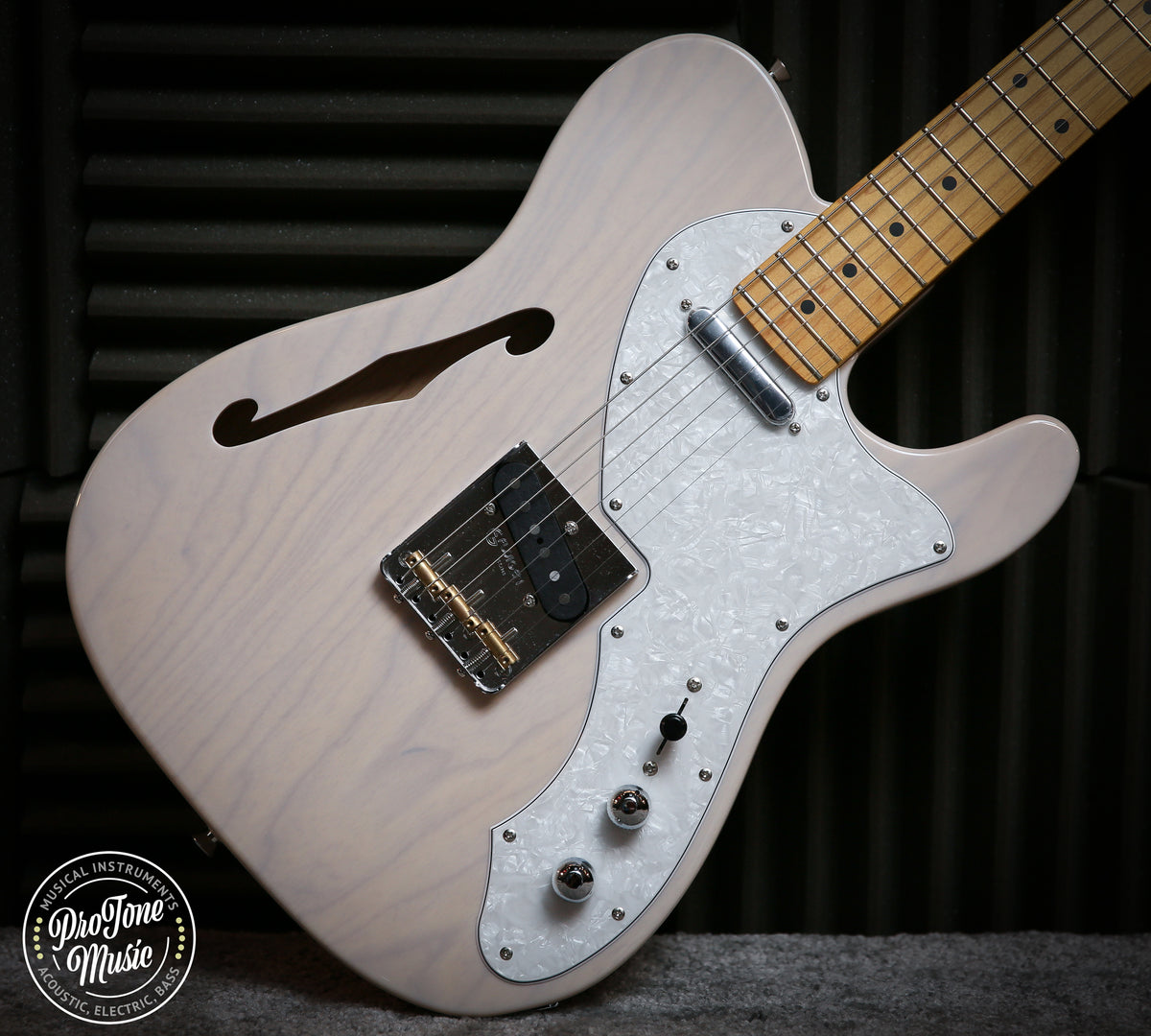 FGN Neo Classic NTE100 MAHT Semi Hollow White Blonde