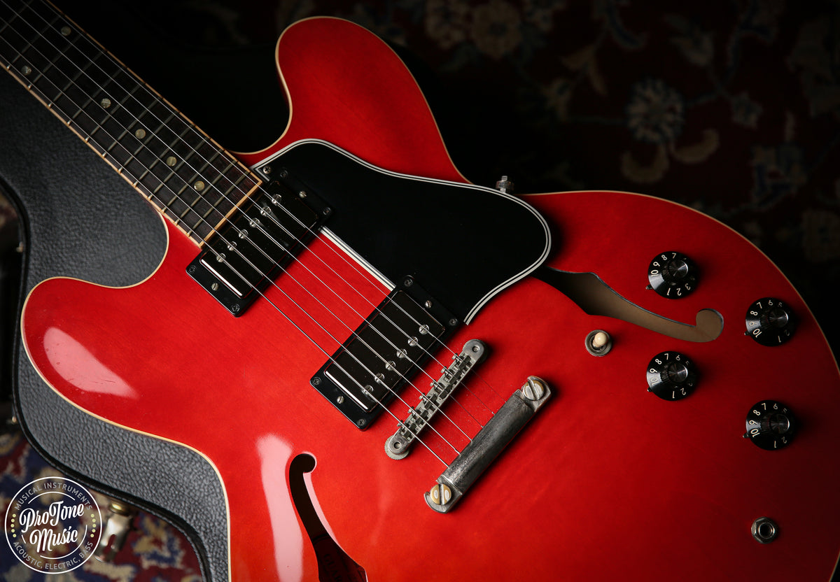 2012 Gibson USA ES - 335 Cherry Red HEADSTOCK REPAIR - ProTone Music Limited
