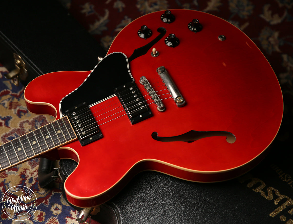 2012 Gibson USA ES - 335 Cherry Red HEADSTOCK REPAIR - ProTone Music Limited