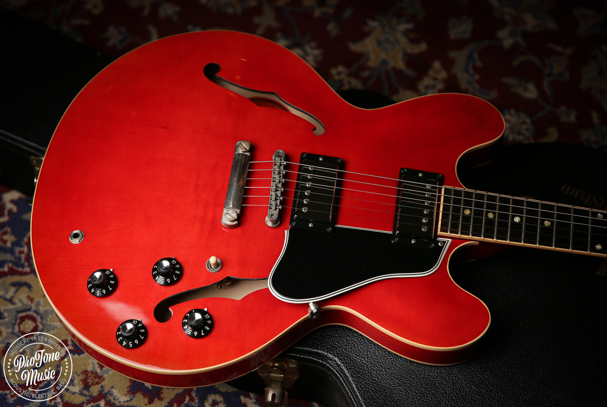 2012 Gibson USA ES - 335 Cherry Red HEADSTOCK REPAIR - ProTone Music Limited