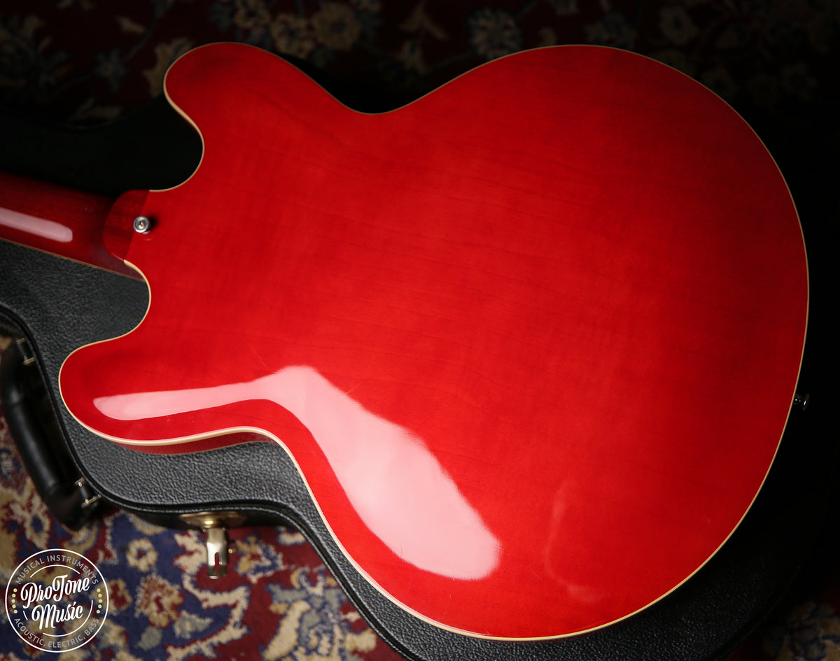 2012 Gibson USA ES - 335 Cherry Red HEADSTOCK REPAIR - ProTone Music Limited