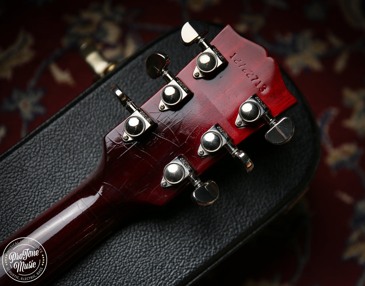 2012 Gibson USA ES - 335 Cherry Red HEADSTOCK REPAIR - ProTone Music Limited
