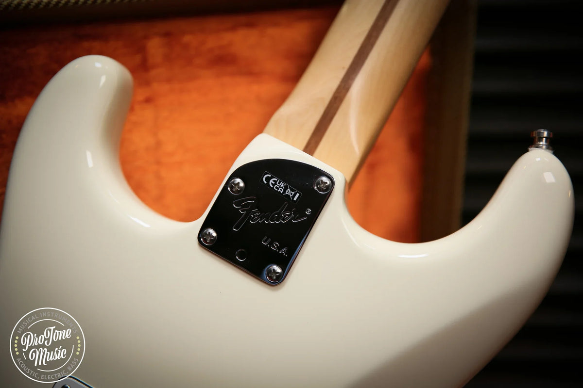 2023 Fender USA Jeff Beck Signature Stratocaster Olympic White