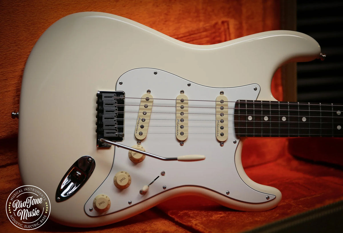 2023 Fender USA Jeff Beck Signature Stratocaster Olympic White