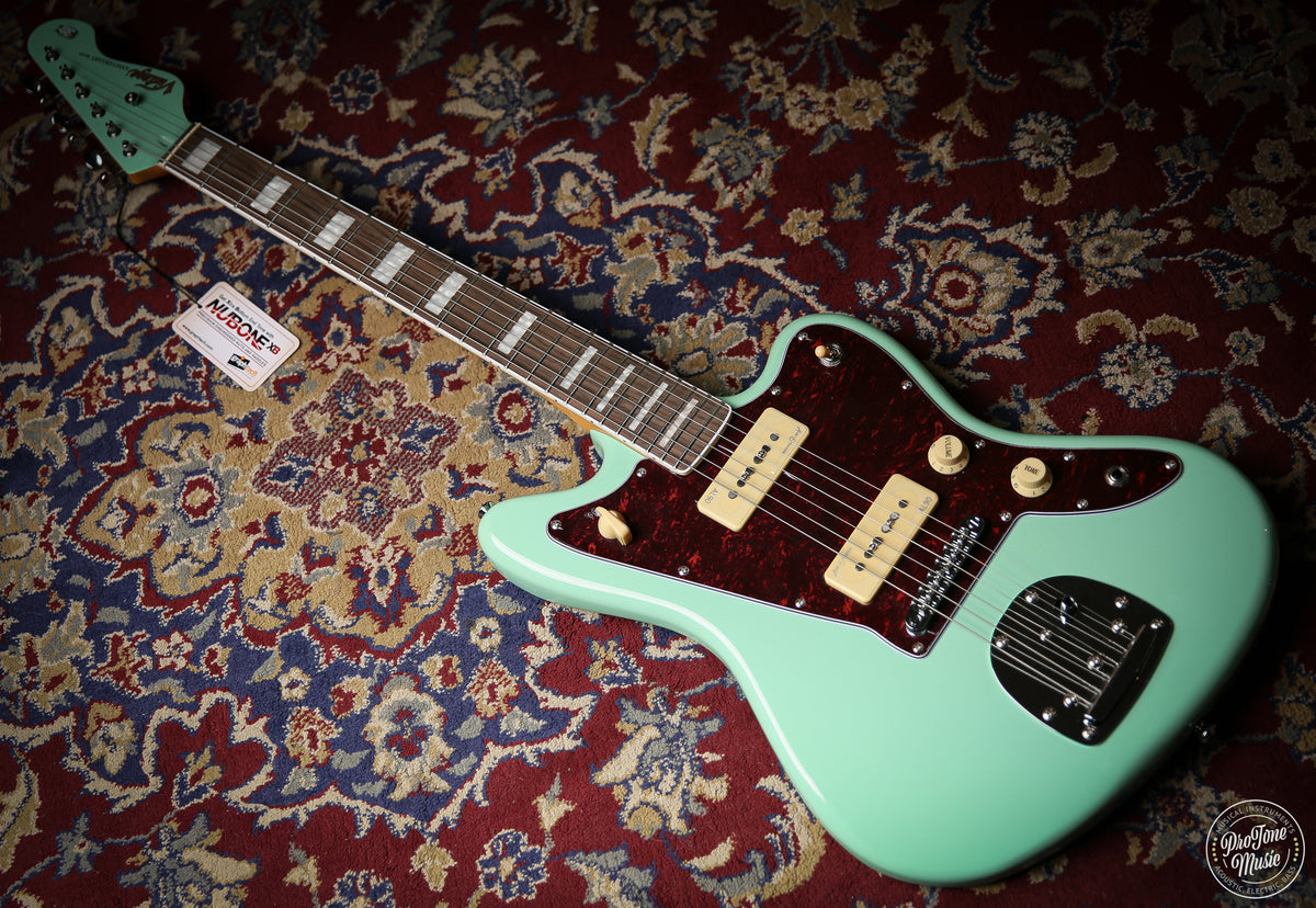 Vintage 30th Anniversary V65 Electric Guitar with Vibrato Ventura Green