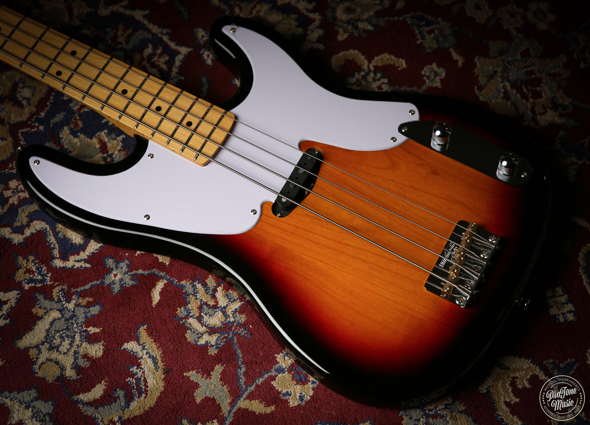 Vintage V51 ReIssued Bass Guitar Two Tone Sunburst